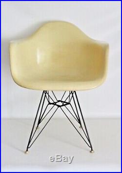 Eames Herman Miller Vtg Mid Century Modern Eiffel Tower Zenith Arm Shell Chair