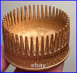 Early 1800's Miniature 2 Brown Shaker Comb Early Comb Early Shaker Fantastic