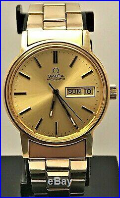 Excellent Vintage 1974 Omega 166.0117 Automatic! Original Bracelet! USA Seller