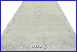Floral Antique Floral Distressed 7'7X10'6 Vintage Oriental Rug Bedroom Carpet