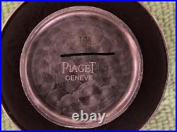 Full Mechanical Restoration Piaget Mens Chronograph Watch. Original. With Box