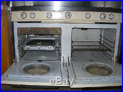GasStove/Vintage 50's RETRO/WesternHolly/4burner/double-oven/original/PINK&IVORY