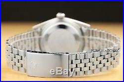 Genuine Rolex Mens Datejust Gray Diamond Dial Watch withOriginal Rolex Band
