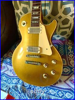 Gibson Vintage 1969 Les Paul Deluxe Goldtop All Original No Breaks Original Case