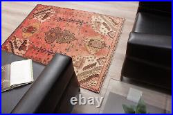 Hand Knotted Oriental 3'7''x4'9'' Vintage Wool Traditional Area Rug