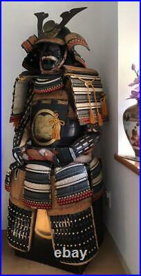 Hawk feather crest Samurai Warrior YOROI Japan Traditional Wearable Armor FedEx