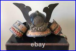Hawk feather crest Samurai Warrior YOROI Japan Traditional Wearable Armor FedEx
