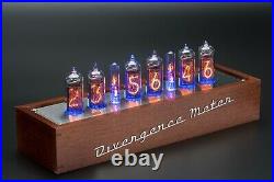 IN-14 Nixie Tubes Clock in Wooden Case 12/24H SlotMachine FREE SHIPPING 3-5 Days