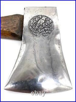 Kelly Axe Mfg Co Black Raven Hatchet Antique Embossed Axe Wc Kelly Early
