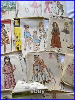 LOT Vintage Sewing Patterns Smaller 4 8 Sizes Simplicity Advance McCalls (B)