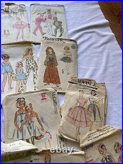 LOT Vintage Sewing Patterns Smaller 4 8 Sizes Simplicity Advance McCalls (B)