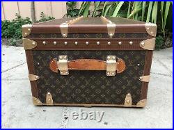 LOUIS VUITTON MALLE Monogram Steamer Trunk chest purse bag LV cabin goyard