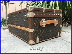 LOUIS VUITTON MALLE Monogram Steamer Trunk chest purse bag LV cabin goyard