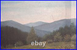 Landscape Mountain Vintage oil painting