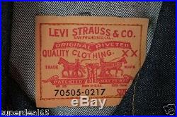 Levi's LVC 1967 Type 111 Deadstock Jacket Made in USA Levis Denim 2007 LVC Levi
