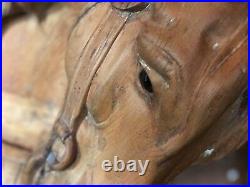 Looff Mare Antique 1890s Hand Carved wooden Carousel Horse Western by John Zalar