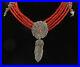 MARY-DOUG-HANOCK-925-Silver-Vintage-Antique-Coral-Chain-Necklace-NE3400-01-tnp