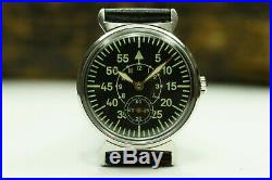 Men's Watch Laco Pobeda Pilot Mechanical WristWatch Soviet USSR MILITARY ZIM