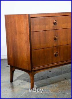 Mid Century Modern Dresser Credenza Kroehler Furniture Walnut Rosewood Vintage
