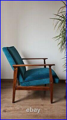 Mid Century Vintage Danish Style Armchair 1960s-70s