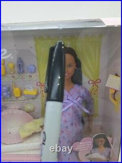 Midge Baby Happy Family AA African Pregnant Barbie Doll Set 2002 MATTEL 56664