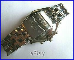 Mint Breitling Chronomat 40mm Automatic Pilot Chronograph A13050.1 Black Box Set