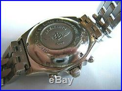 Mint Breitling Chronomat 40mm Automatic Pilot Chronograph A13050.1 Black Box Set