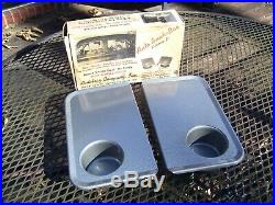Original 1940' s 1950' s Vintage nos Accessory Auto-Trays drive-in car hop n box