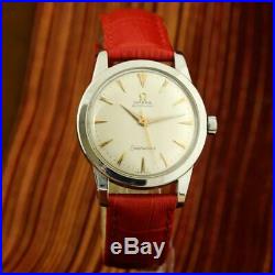 Original 1950' Omega Seamaster Ref 2577 Automatic St Steel Reliable Gents Watch