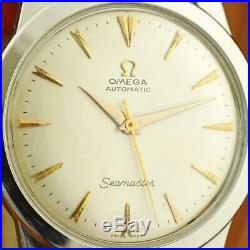Original 1950' Omega Seamaster Ref 2577 Automatic St Steel Reliable Gents Watch