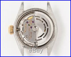 Original Rolex Steel and Gold Ladies Oyster Perpetual Ref. 6619 with Fluted Bezel