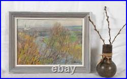 Original oil painting, Ukrainian artist Dzyuban, Landscape, Original Artwork