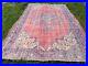 Pink-vintage-rug-turkish-rug-8x11-rug-Antique-Rug-Handmade-Rug-Pink-Rug-Carpet-01-nfsr