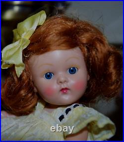 Pretty VINTAGE Vogue Strung Ginny Doll 8 1952 Kindergarten Series LINDA Redhead
