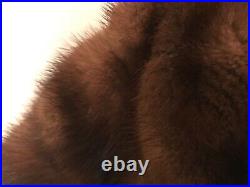 RANCH MINK Genuine FUR STOLE. ABSOLUTELY SOFT STOLE. Fits most sizes