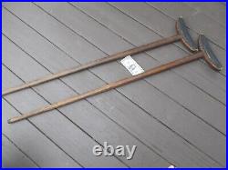 RARE Civil War Crutches, Marked USMD (Medical Dpt.), Wounded, Hospital, Doctor
