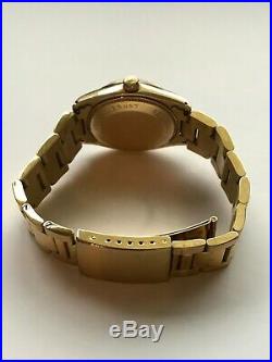 ROLEX 14K SOLID GOLD OYSTER PERPETUAL ref 1005 with ORIGINAL ROLEX BRACELET 1973