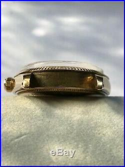ROLEX 14K SOLID GOLD OYSTER PERPETUAL ref 1005 with ORIGINAL ROLEX BRACELET 1973