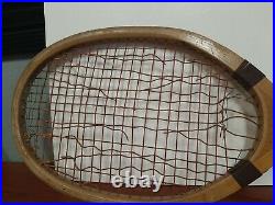 Rare American Tate Antique/Vintage Tennis Racket With Original Bag