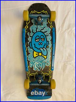 Rare Original Santa Cruz Jeff Grosso Acid Tongue Vintage Skateboard From 1989