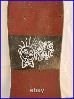 Rare Original Santa Cruz Jeff Grosso Acid Tongue Vintage Skateboard From 1989