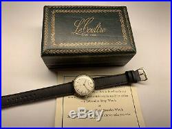 Rare beautiful vintage lecoultre swiss made wristwatch with original box