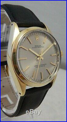 Rolex Oyster Perpetual Gold Capped Model 1024 Mens Watch Original Dial NICE 1966