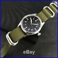 San Martin Men's Pilot Wristwatch Automatic Watch 200m Water Resistance Sapphire