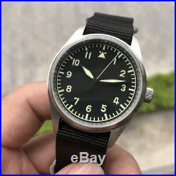 San Martin Men's Pilot steel Case Automatic Watch 20ATM Sapphire Glass NH35MOV'T