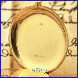 See Video! Original Haas Neveux Cie Quarter Repeater 18k Solid Gold Pocket Watch