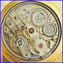 See Video! Original Haas Neveux Cie Quarter Repeater 18k Solid Gold Pocket Watch