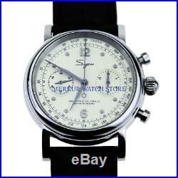 Sugess Seagull St1901Chronographase Mechanical Watch pilot 1963 venus 17
