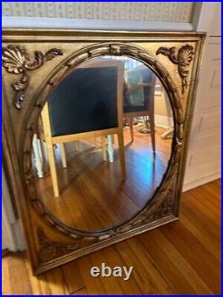 Two Available -Large Gold Vintage Framed Mirror 35x24 Floor Wall Mirror