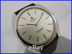UNIVERSAL GENEVE WHITE SHADOW Micro-Rotor Cal. 2-66 With Original Box & Buckle